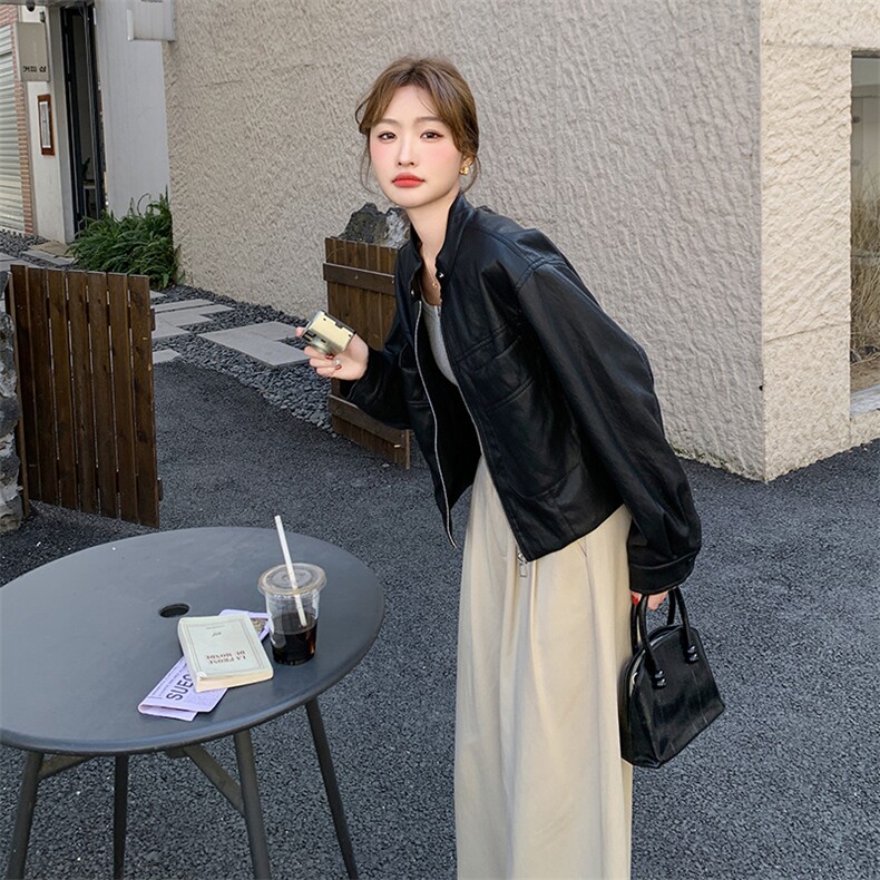 【】有买家秀蛋白皮衣2C301-8619-P145-K218,女装皮衣,2C301