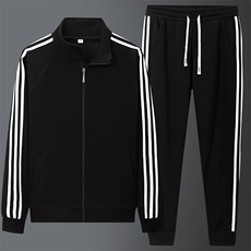 青春活力秋冬新款三叶草同款三件套装男男装，男装休闲套装，宏恒