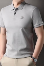 QLM15186春夏男士新款短袖T恤青年修身翻领体恤休闲打底衫，男装T恤，电商B360