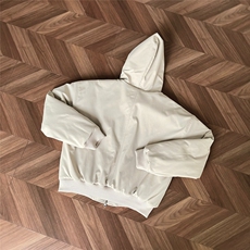 黑色羊羔绒座山雕棉服外套男款冬季加绒加厚cleanfit连帽毛领棉衣，男装棉衣，星座506A