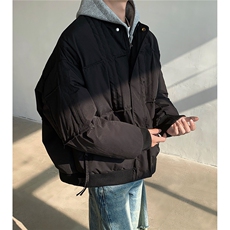 棒球领夹棉棉服男短款冬季加厚棉袄男士保暖棉衣外套D389P108，男装棉衣，电商A335-1（原A458）
