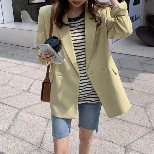 现货薄料西服，百搭款，女装，约她