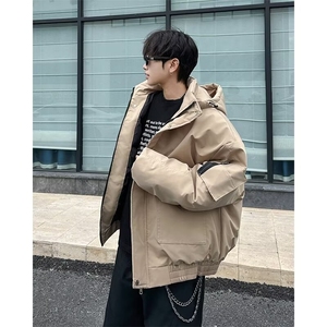 F632P95飞行员夹克棉服外套男冬季加厚潮牌宽松情侣工装图片
