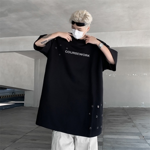 小众潮牌宽松半袖T恤夏季新款美式高设计感短袖男 现货T1788-P38图片