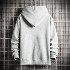 KS21089-P38连帽开衫卫衣男运动外套大码班服网格挂拍，男装卫衣，电商A040A