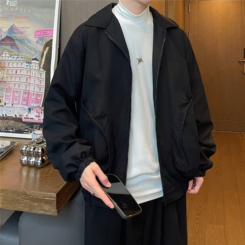 春秋季新款外套男士夹克潮流百搭休闲男装JC401,男装夹克,星座1116A-1（原606A）
