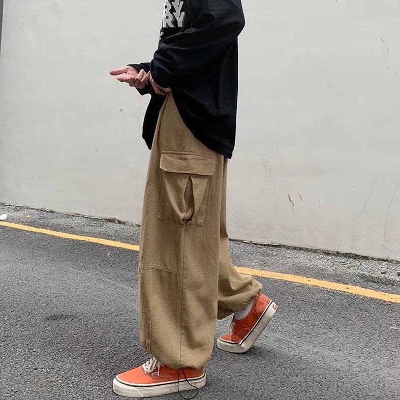 原宿BF风日系复古特厚工装裤男休闲裤宽松阔腿裤A376-310B-1-P35图片