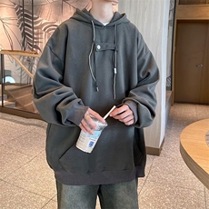 纯色卫衣男潮ins港风潮流XW017P38，男装卫衣，星座1116-2