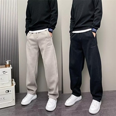 高品质阔腿裤立体刺绣男女直筒百搭运动休闲卫裤弯刀裤SK112P37，男装休闲裤，星座1112-1