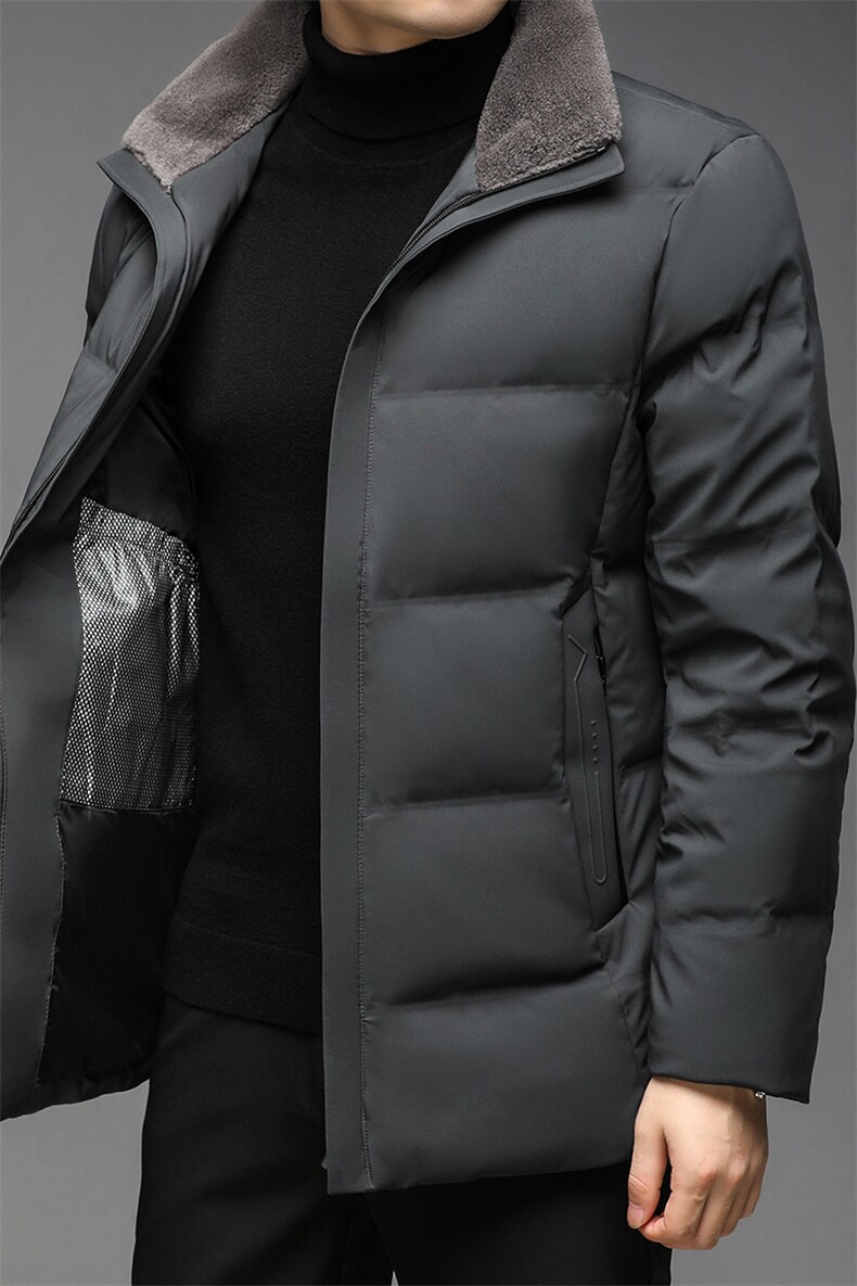 羽绒服冬季新款羊毛毛领中年男士爸爸冬装鸭绒外套QLMF12001-P275,男装羽绒服,电商B212（原钱塘6029）