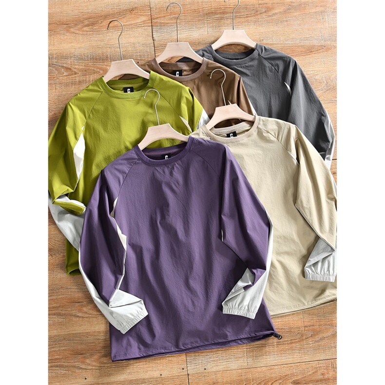 网图有货高品质山系户外防水微弹垂顺拼接运动T恤男女A834-P52，女装T恤，星座1505