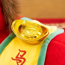 2026马年吉祥物公仔欧貂绒福马送财生肖马玩偶
