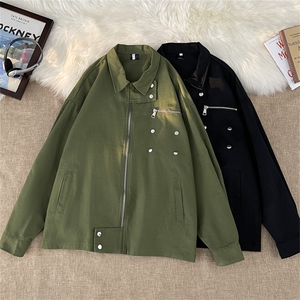 美式飞行员外套男女款春季vibe棒球服宽松休闲工装夹克JK6605-P60图片