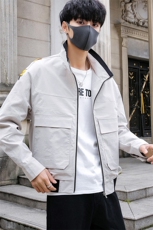 男士工装外套韩版潮流春季棒球服ins学院风夹克DS314TP85，男装夹克，电商A102