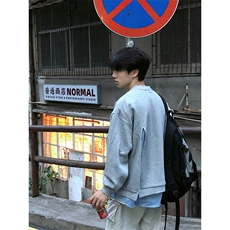 特P68无差价长袖重磅假两件春秋长袖卫衣-HW3585港风街头，男装卫衣，电商A003