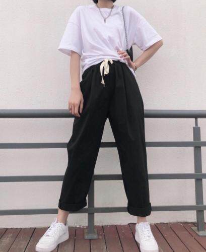 夏季韩版休闲裤，女装休闲裤，1+1 MAIN ROAD