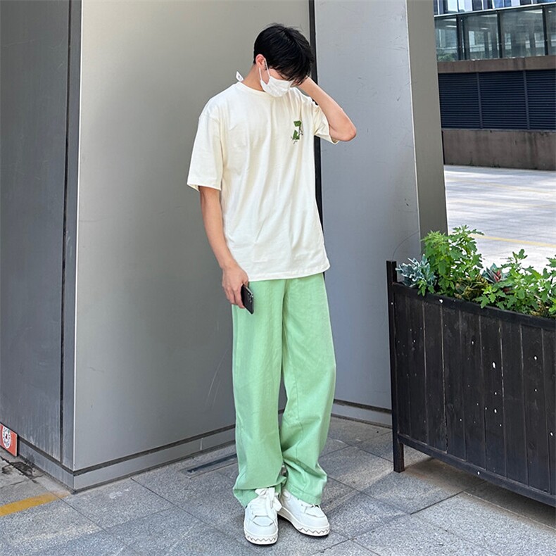 25年春季水洗高街vibe直筒宽松阔腿五色牛仔裤NZ2310-P55控78,男装牛仔裤,星座1002-1
