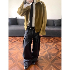 网图老钱风Cleanfit复古加厚灯芯绒短款夹克外套W1779/特P70，男装夹克，电商B350