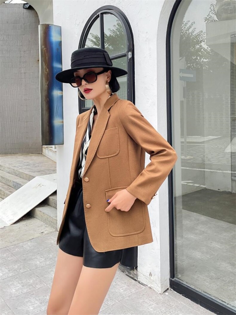 现货金纺西装大批量上市，女装西装，秋水伊人