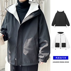 2025冬季新款旋律风车大码两面穿棉衣M-5XHM24926-特P75，男装棉衣，电商A022