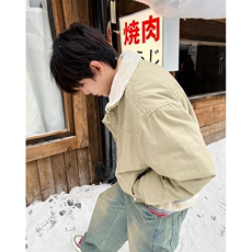 美式解构缉明线立领工装夹克秋冬款加绒加厚廓形棉服男女M6060，男装夹克，星座1116A（原606A-3）