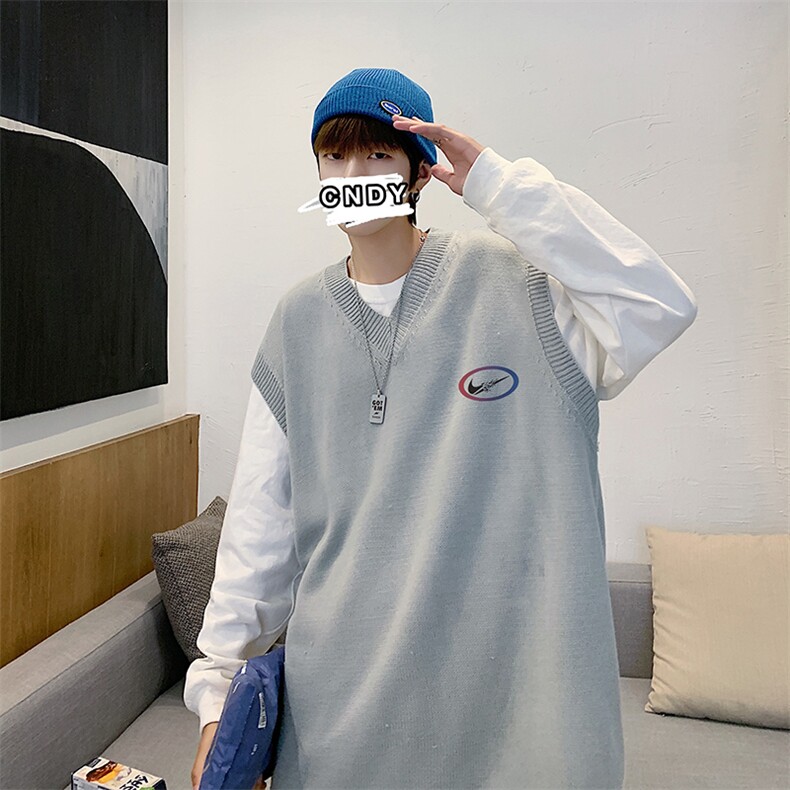 休闲时尚韩版潮流2024秋冬新款马甲男青年坎肩A161-2-MJ2211-P45,男装背心/马甲,电商A161-2