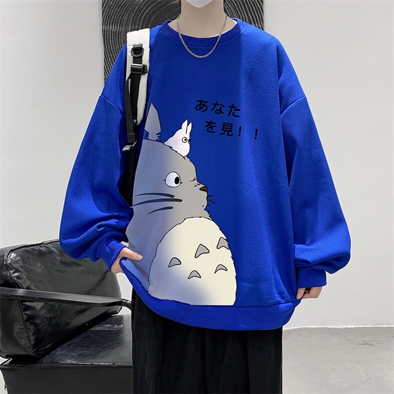 华夫格卫衣圆领卫衣男大码长袖t恤男外套HW76150-P30加绒款-P40,男装卫衣,电商A040