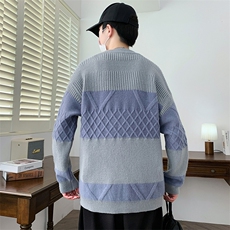 【新品】2025秋冬男士时尚休闲百搭针织毛衣潮流-M015-P45，男装针织衫/毛衣，星座1105-1