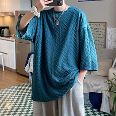 短袖t恤男夏季新款潮牌ins宽松半袖体恤男装夏装上衣服T0833-P28，男装T恤，星座308B-1