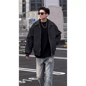 网图有货 短款皮衣翻领机车夹克外套男 J506-P65图片