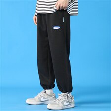 秋季青少年大码休闲运动卫裤纯色百搭束脚宽松九分裤男K9170P35，男装休闲裤，电商B226