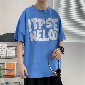 男圆领T恤宽松短袖S39P26图片