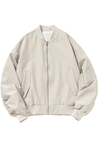 白底-美式高级感飞行员夹克棒球服男 9017-P68图片