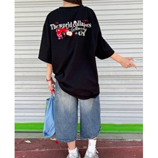 H0831-P38毛巾绣内里加贴布不刺身220克宽松短袖T恤男女同款，女装T恤，星座617A-2
