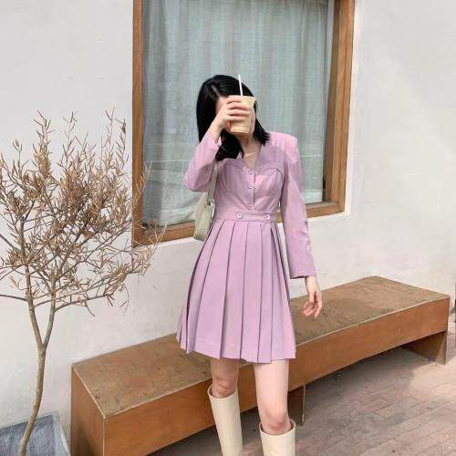 春装新款重工百褶连衣裙 更多新款感谢关注2165CB，女装连衣裙，CB-C