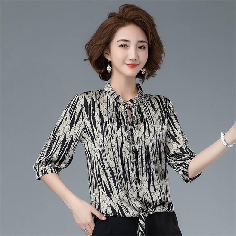 连衣裙气质木耳边拼接印花上衣2021夏季,女装连衣裙,余墨