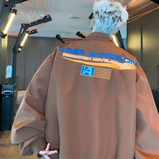 F491P60秋冬男生夹克外套宽松日系休闲港风，男装夹克，星座512-6