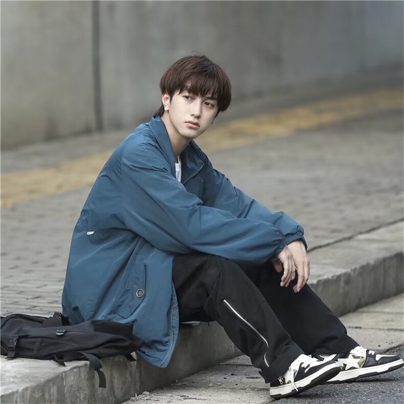 日系工装夹克男潮牌秋冬新款冲锋衣情侣棒球服港风外套设计感街头,男装夹克,星座1210-1