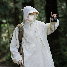 夏季新款防晒服户外运动男女透气情侣连帽情侣防晒衣皮肤衣男，男装夹克，星座410-7