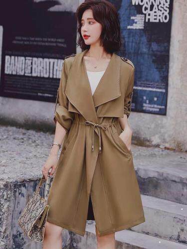 【现货】秋季新款风衣休闲外套风衣，女装风衣，欣卓越