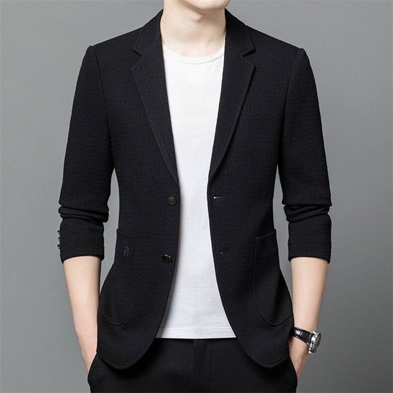 ASD9072男士2023年春季新款长袖西服休闲青年夹克西装单西,男装西服,电商B360