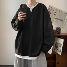XZ809A/XS16/特P24/控48华夫格家俩件亨利领长T卫衣打底衫，男装卫衣，星座809A(原222-1)