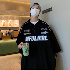 男潮百搭短袖新款2023标准夏季POLO衫文艺潮流PT116-P40，男装T恤，星座1109-3