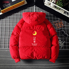 MY16047-P100加厚加绒连帽衣男大码服男面包服男，男装棉衣，电商A040A