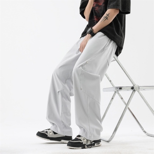 现货防水冲锋裤裤子男宽松潮牌直筒束脚裤女DSA157-1-K9882-P45