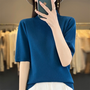 秋冬季新款纯色毛衣女宽松显瘦时尚百搭针织上衣图片