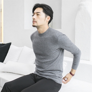 GBN63086限价588元男士冬季新款长袖圆领山羊绒针织衫休闲P516图片