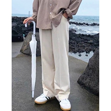 秋冬半松紧大板型垂坠感大码西裤男加绒加厚西裤直筒休闲长裤K04，男装西裤，星座1116A（原606A-3）