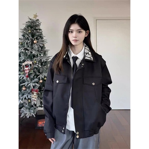 蛇年限定飞行员夹克外套翻领高级感痞帅棒球服 WT210 特P73图片