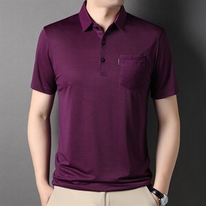 父亲节礼物短袖t恤男夏季爸爸POLO体恤中老年男装夏装半袖图片